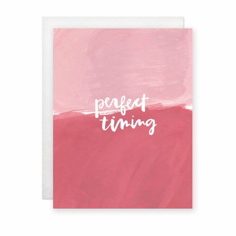 Perfect Timing (Pink) Card