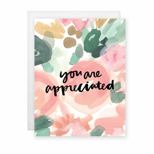 You Are Appreciated Card