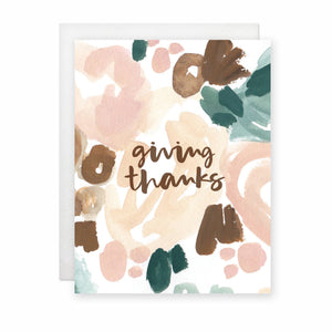 Giving Thanks Card