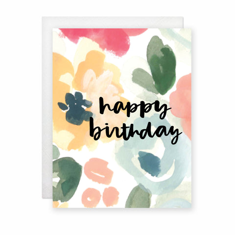 Happy Birthday (Floral) Card